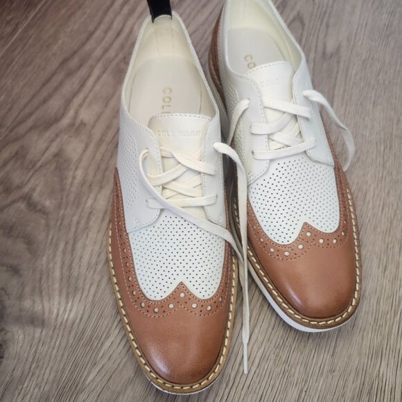 Cole Haan Women’s Platform Wingtip Oxford – Size 7 – NWOB - Picture 2 of 4